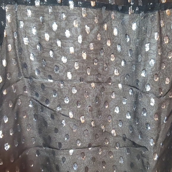 Meadow Rue Black Silk Blend Top - Picture 4 of 7